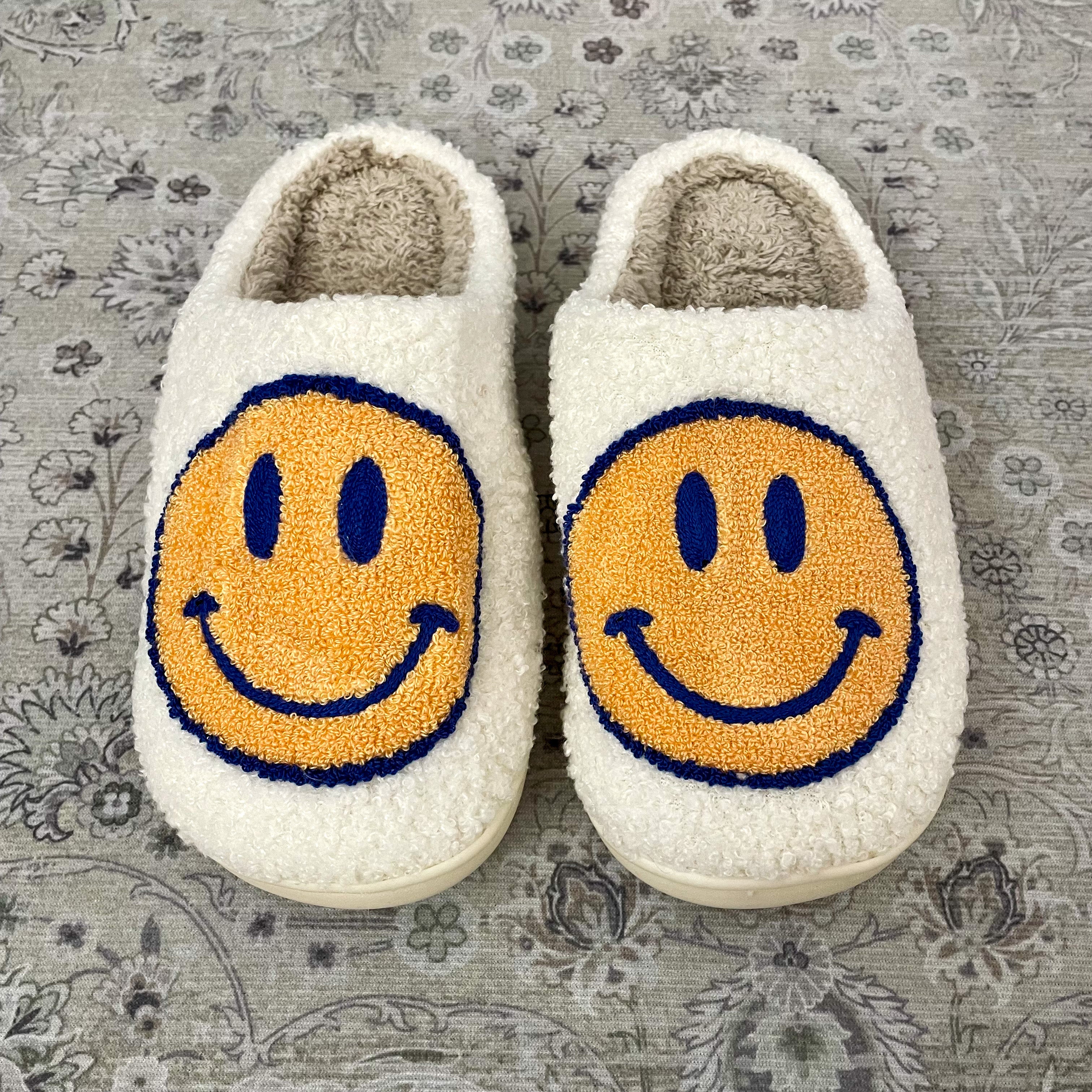 smiley face and shoe emoji